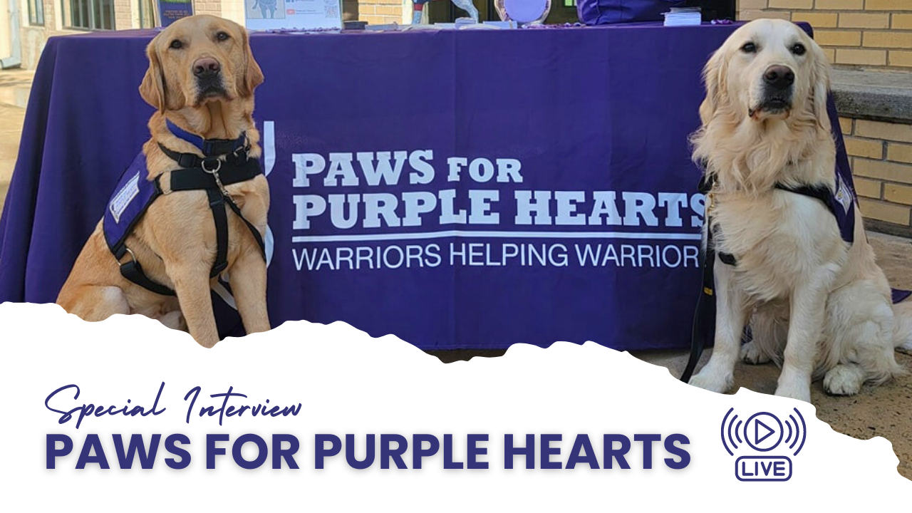 Interview with Paws for Purple Hearts