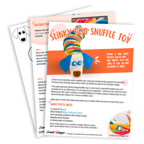 DIY Slinky Dog Snuffle Toy